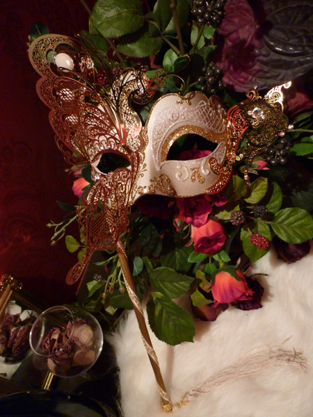 アイマスク 棒付き 蝶 ゴシックセレクトショップ Bloody Rose